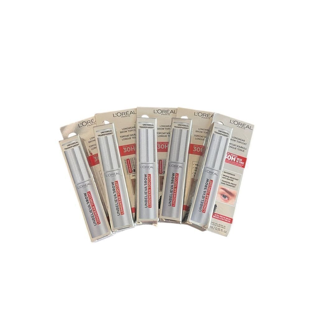 5 Loreal Unbelieva Brow Longwear Topcoat Universal Transparent eyebrows